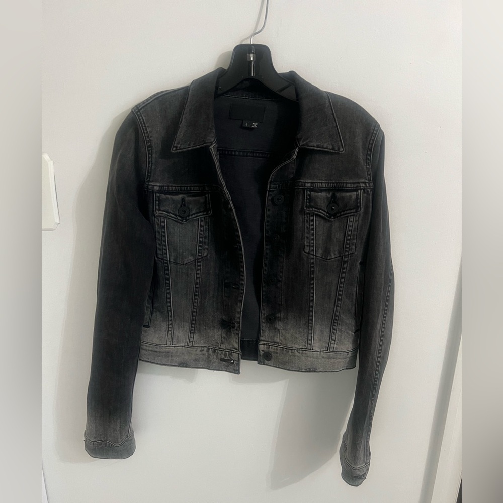 Vince ombré Black Jean Jacket